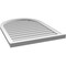 Ekena Millwork Round Top Surface Mount PVC Gable Vent w/ 2"W x 2"P Brickmould Sill Frame, 28"W x 38"H GVPRT28X3803SN - alternate 4